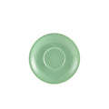 Genware Porcelain Green Saucer 16cm/6.25" Pack of 6