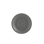 Genware Porcelain Matt Grey Saucer 16cm/6.25" Pack of 6