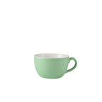 Genware Porcelain Green Bowl Shaped Cup 17.5cl/6oz Pack of 6
