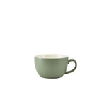 GenWare Porcelain Matt Sage Bowl Shaped Cup 17.5cl/6oz Pack of 6