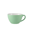 Genware Porcelain Green Bowl Shaped Cup 34cl/12oz Pack of 6