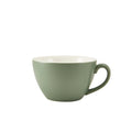 GenWare Porcelain Matt Sage Bowl Shaped Cup 34cl/12oz Pack of 6