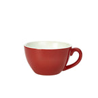 Genware Porcelain Red Bowl Shaped Cup 34cl/12oz Pack of 6