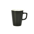 Genware Porcelain Black Latte Mug 34cl/12oz Pack of 6