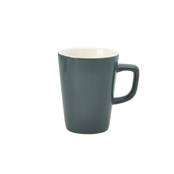Genware Porcelain Grey Latte Mug 34cl/12oz Pack of 6