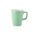 Genware Porcelain Green Latte Mug 34cl/12oz Pack of 6