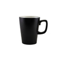 Genware Porcelain Matt Black Latte Mug 34cl/12oz Pack of 6