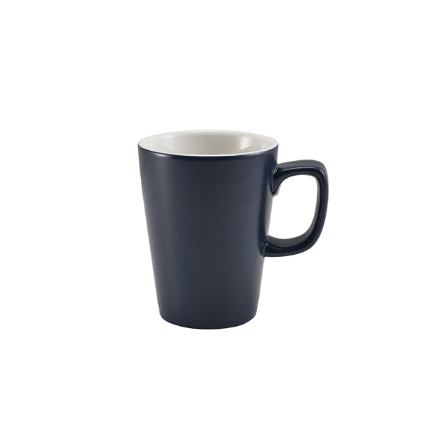 GenWare Porcelain Matt Blue Latte Mug 34cl/12oz Pack of 6