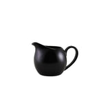 Genware Porcelain Matt Black Jug 14cl/5oz Pack of 6