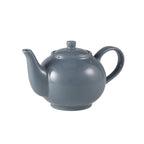 Genware Porcelain Grey Teapot 45cl/15.75oz Box of 6