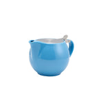 GenWare Porcelain Blue Teapot with St/St Lid & Infuser 50cl/17.6oz Box of 6