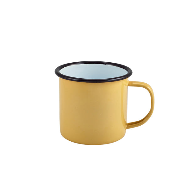 Enamel Mug Yellow 36cl/12.5oz Box of 12