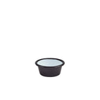 Enamel Ramekin Black 8cm Dia 90ml/3.2oz Pack of 12