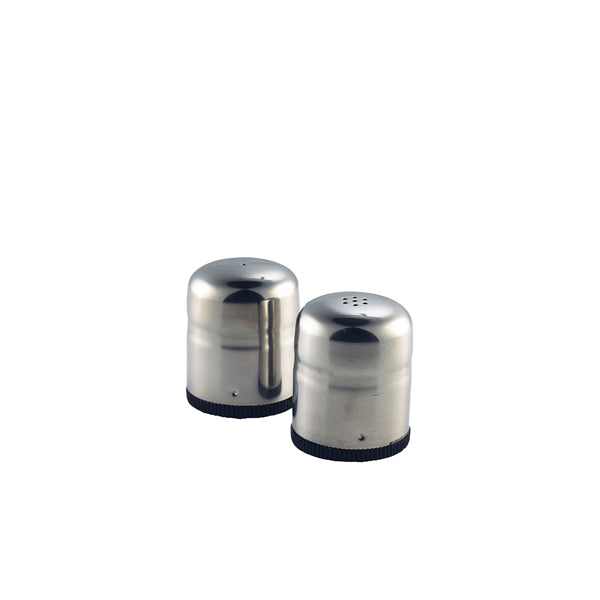 GenWare Mini Stainless Steel Salt And Pepper Set Box of 12