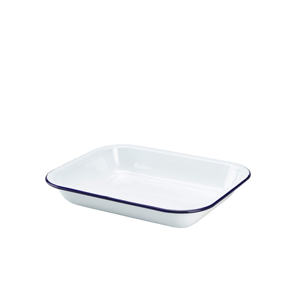 Enamel Baking Tray 28 x 23 x 4.5cm Box of 6