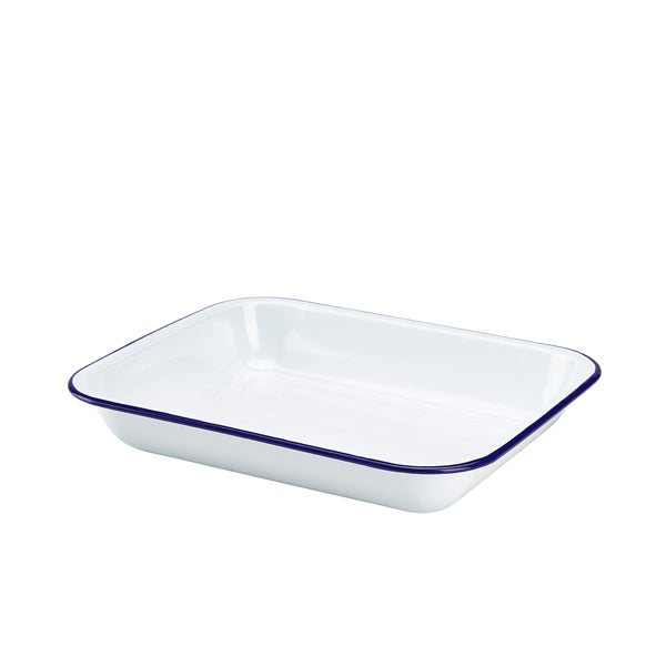 Enamel Baking Tray 31 x 25 x 5cm Box of 6