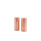 Copper Plated Straight Sided Salt & Pepper Set 7.5cm Box of 12