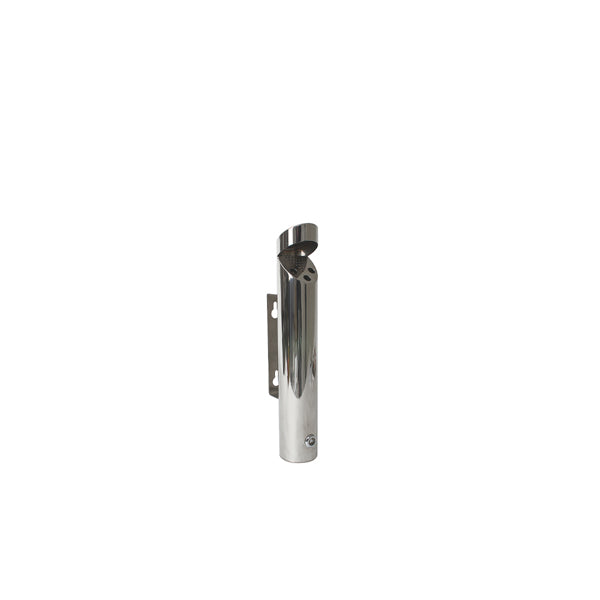 Cylinder Wall-Mounted St/St. Ashtray 46X7.5cm