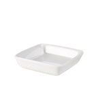 Genware Porcelain Square Roaster 25.4cm/10"