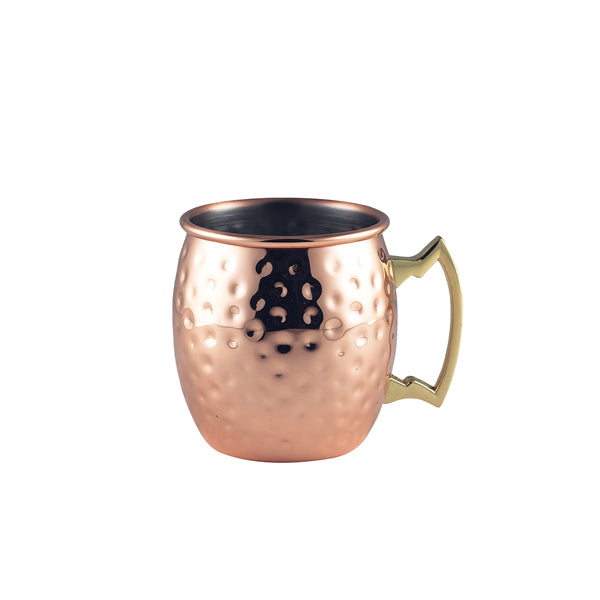 Barrel Copper Mug 40cl/14oz Hammered