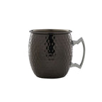 Barrel Gun Metal Mug 55cl/19.25oz Hammered