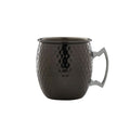 Barrel Gun Metal Mug 55cl/19.25oz Hammered