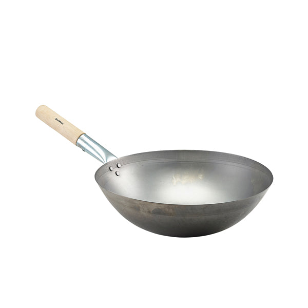 Black Iron Wok Round Base 14"/35.6cm