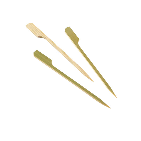Bamboo Gun Shaped Paddle Skewers 12cm/4.75" (100pcs)