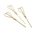 Bamboo Heart Shape Looped Wooden Skewers 12cm (100pcs)