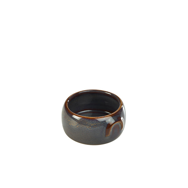 Terra Stoneware Rustic Blue Butter Pot 9cl/3oz Pack of 12