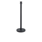 Genware Black Barrier Post