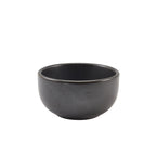 Terra Porcelain Black Round Bowl 11.5cm Pack of 6