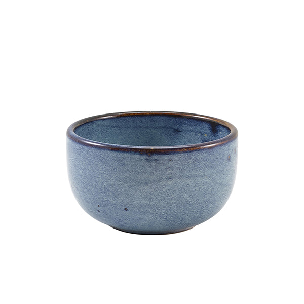 Terra Porcelain Aqua Blue Round Bowl 12.5cm Pack of 6