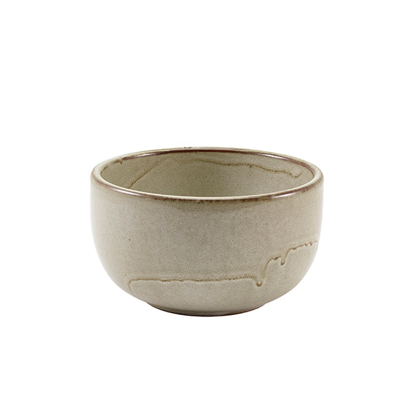 Terra Porcelain Grey Round Bowl 12.5cm Pack of 6