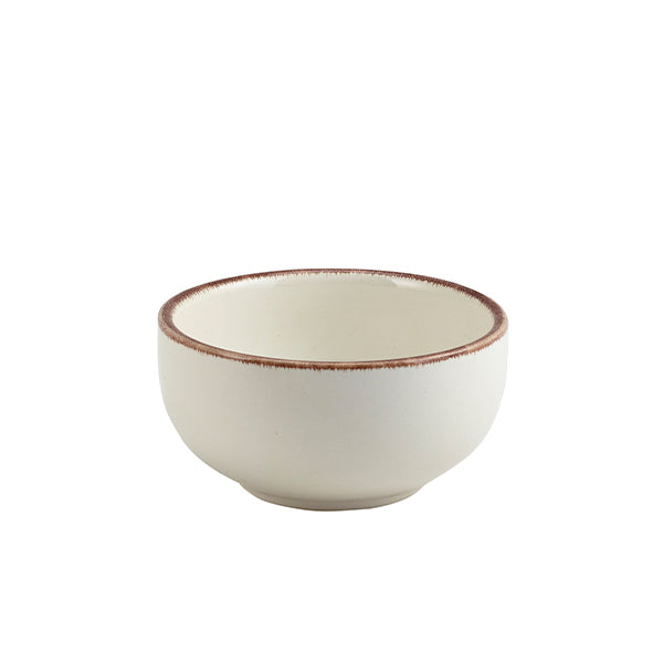 Terra Stoneware Sereno Brown Round Bowl 11.5cm Pack of 6
