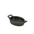 Mini Cast Iron Oval Eared Dish 12 x 9 x 3cm Pack of 6