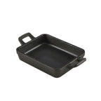 Mini Cast Iron Rectangular Dish 14x11x3cm Pack of 6