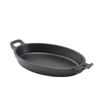 Cast Iron Oval Eared Dish 24 x 17.3 x 3.4cm Pack of 6