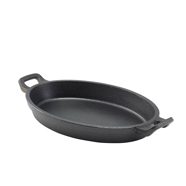 Cast Iron Oval Eared Dish 24 x 17.3 x 3.4cm Pack of 6