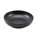 Terra Porcelain Black Coupe Bowl 23cm Pack of 6