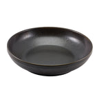 Terra Porcelain Black Coupe Bowl 27.5cm Pack of 6