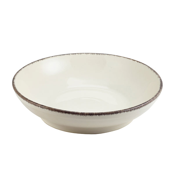 Terra Stoneware Sereno Grey Coupe Bowl 27.5cm