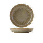 Terra Porcelain Matt Grey Scalloped Coupe Bowl 25.4cm Pack of 6