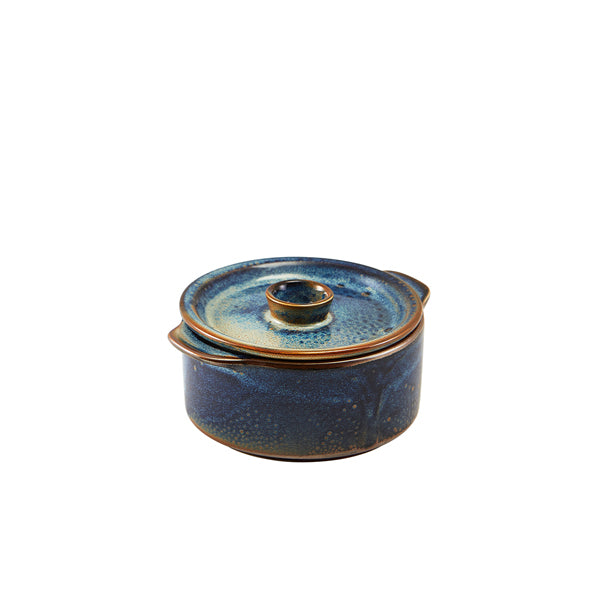Terra Porcelain Aqua Blue Mini Casserole Dish 10.4cm Pack of 6