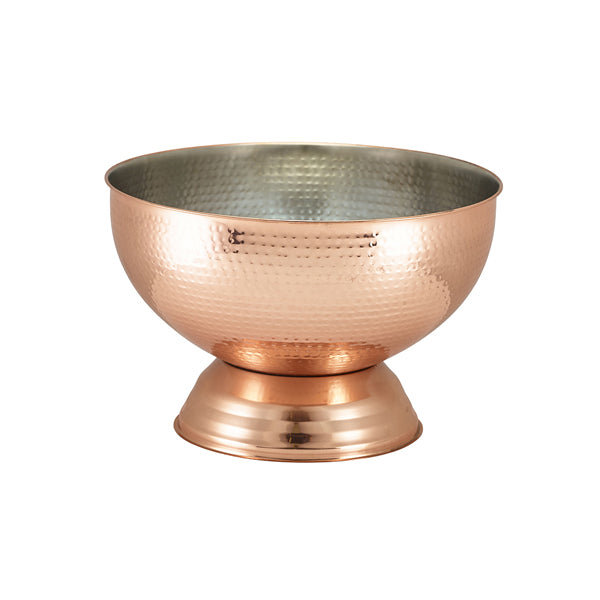 Hammered Copper Champagne Bowl 36cm