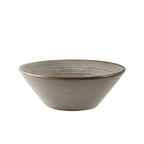 Terra Porcelain Grey Conical Bowl 14cm Pack of 6