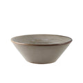 Terra Porcelain Grey Conical Bowl 14cm Pack of 6