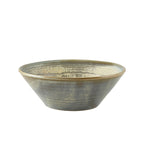 Terra Porcelain Matt Grey Conical Bowl 14cm Pack of 6