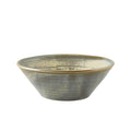 Terra Porcelain Matt Grey Conical Bowl 14cm Pack of 6