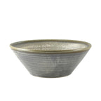 Terra Porcelain Matt Grey Conical Bowl 16cm Pack of 6